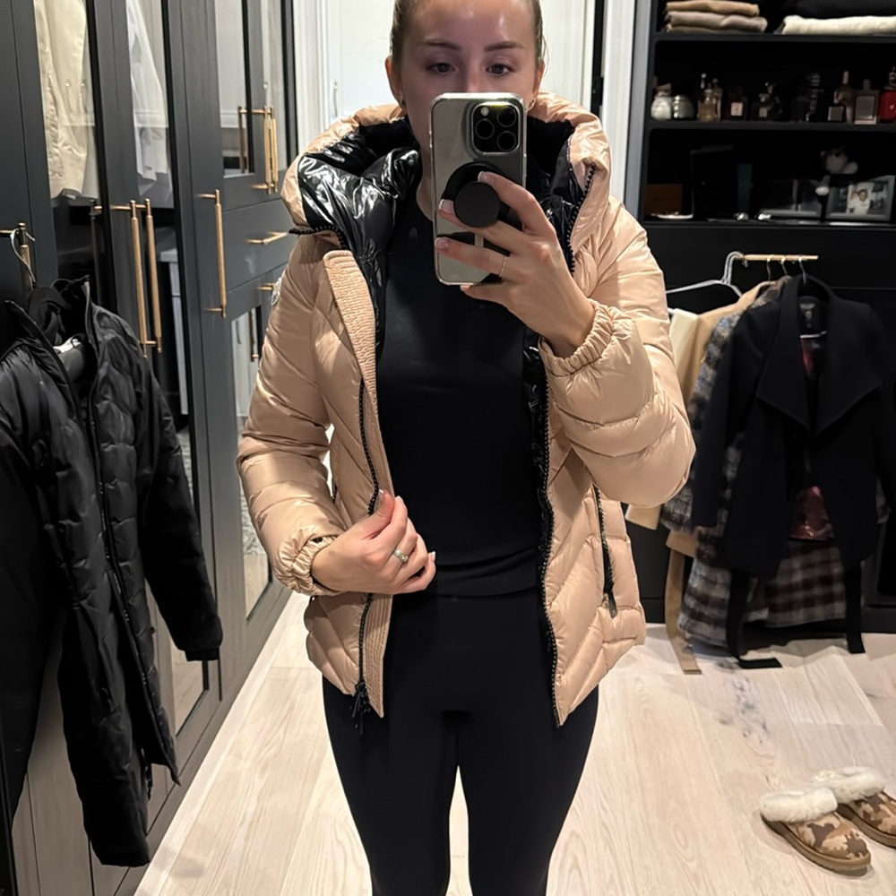 Hooded Moncler jacket